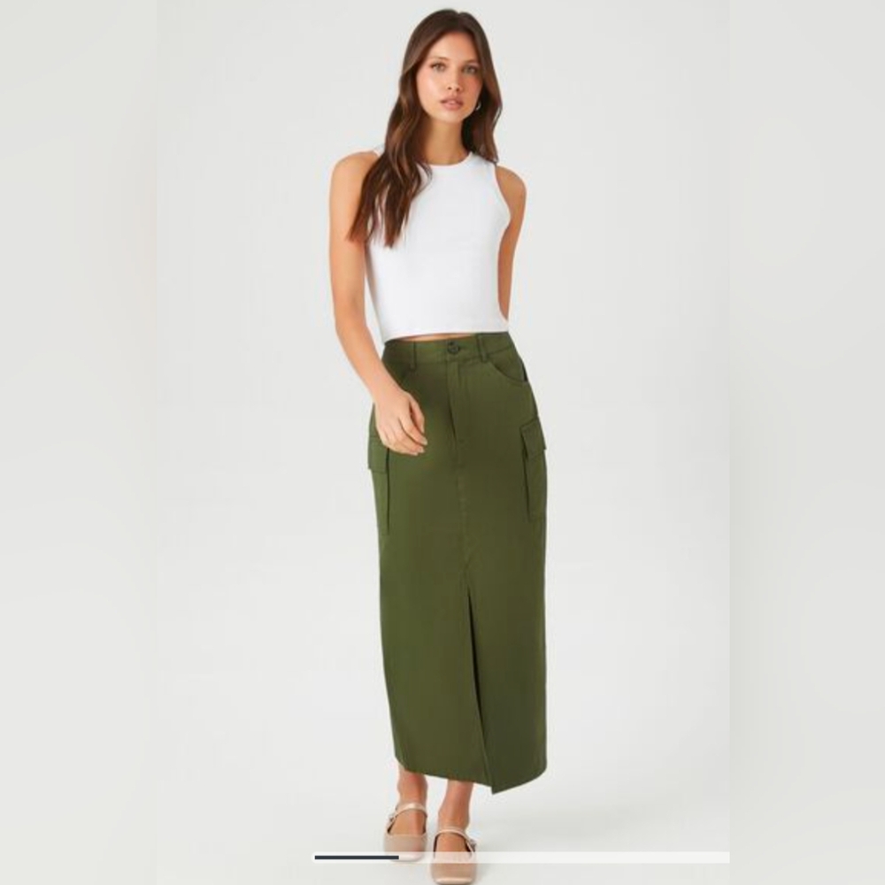 Cargo Maxi Skirt